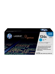 HP 124A Cyan Original LaserJet Toner Cartridge (Q6001A)