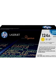 HP 124A Yellow Original LaserJet Toner Cartridge (Q6002A)