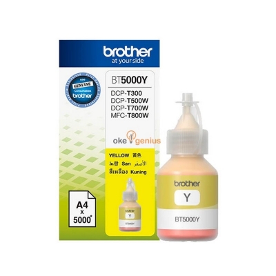 BROTHER Yellow Ink Cartridge [BT-5000Y] 