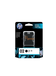 HP 02 Black Original Ink Cartridge (C8721WA)