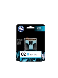 HP 02 Light Cyan Original Ink Cartridge (C8774WA)