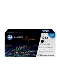 HP 124A Black Original LaserJet Toner Cartridge ( Q6000A )
