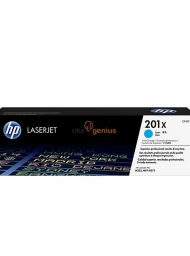 HP 201X High Yield Cyan Original LaserJet Toner Cartridge (CF401X)