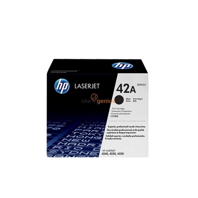 HP 42A Black Original LaserJet Toner Cartridge (Q5942A)