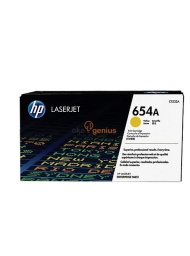 HP 654A Yellow Original LaserJet Toner Cartridge (CF332A)