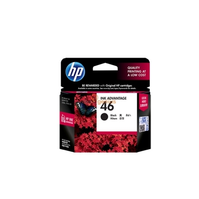 HP Original Ink Advantage Cartridge 46 - CZ637AA - Hitam