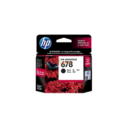 HP Original Ink Advantage Cartridge 678 - CZ107AA - Hitam