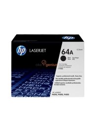HP Original Toner Cartridge LaserJet 64A - CC364A - Hitam