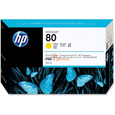 HP 80 350-ml Yellow Ink Cartridge [C4848A]