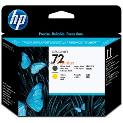 HP 72 MATTE BLACK & YELLOW PRINTHEAD [C9384A]
