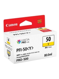 Ink Cartridge PFI-50 Yellow