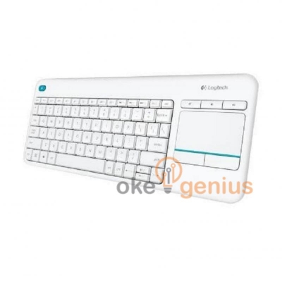 K 400 Plus Wireless Touch Keyboard - White  [920-007166]