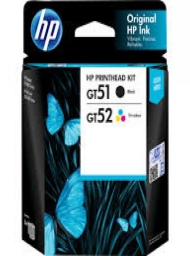 GT51/52 Blk/Clr Printhead Combo 2-Pk - 3JB06AA