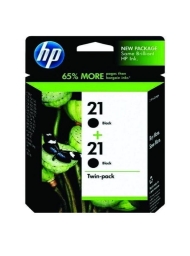 21 Black Twin Pack Ink Cartridge - CC627AA