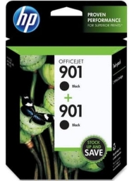 901 Black Ink Cartridge Twin Pack - E5Y52AA