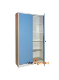 File Cabinet 4 Shelf Swing Blue