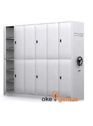 Mobile Filling Cabinet 3 Bays With Door