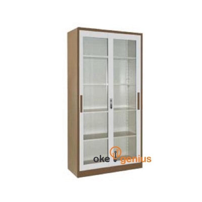 File Cabinet Sliding 40X90X185Cm 2 Doors